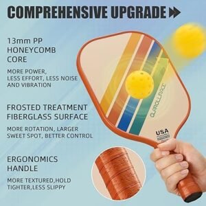 Pickleball Paddles Set of 2 4 Pickleball RacketsUSAPA
