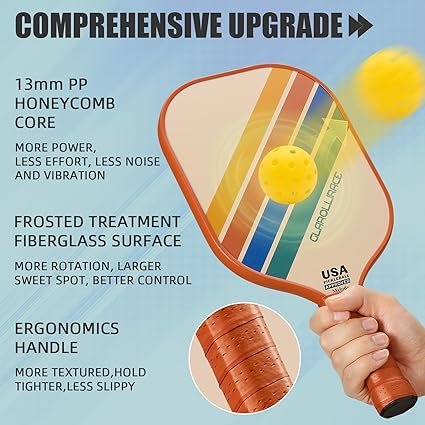 71W6DL2uSaL._AC_SX425_.jpg Pickleball Paddles Set of 2 4 Pickleball RacketsUSAPA